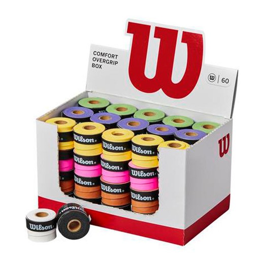 Box 60 Overgrips Wilson Colors