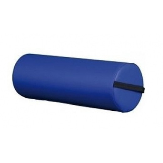 Almofada de rolo azul 40x15cm