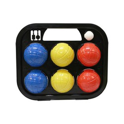 Lot de 6 boules de pétanque en pvc