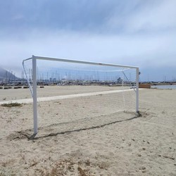 Conjunto de metas de futebol de praia de alumínio 120x100 mm