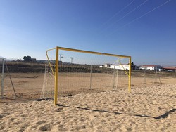 Metallic beach soccer goals (2)