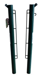 Fixed metal paddle poles ø 80 mm set
