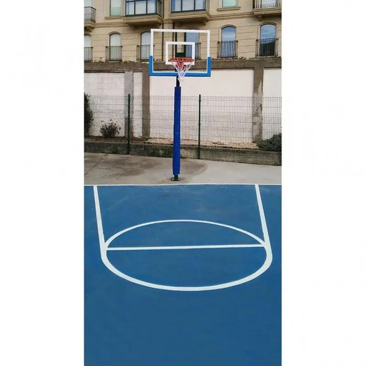 Protection set for basketball posts - minibasket 80x80mm