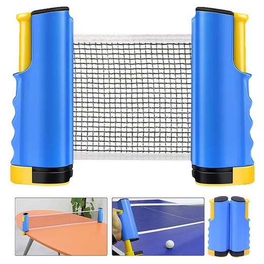 Adjustable table tennis net support