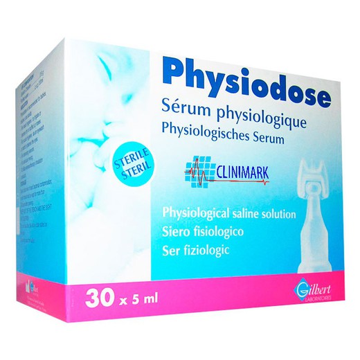PHYSIODOSE MONODOSE PHYSIOLOGICAL SERUM 5 ml. - CAIXA DE 30 U