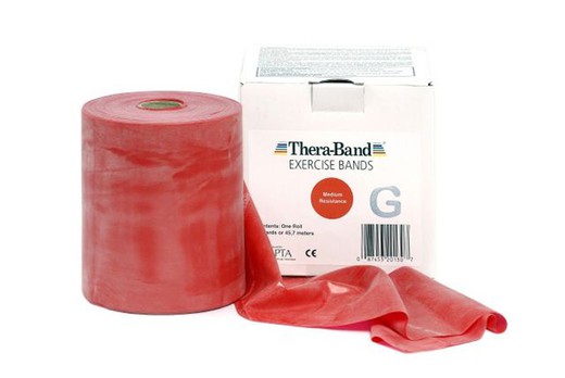 Thera-Band Rouge - Moyen (47,5 m)