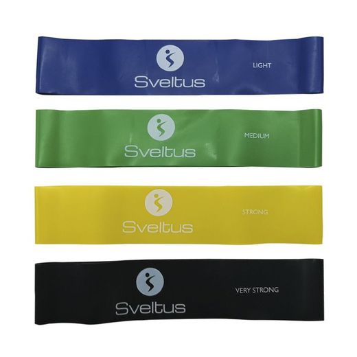 Sveltus aerobic latex bands (4)