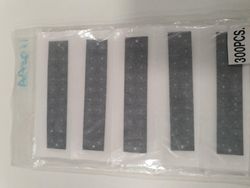 Bolitas Metálicas Japonesas Tira Negra (300)