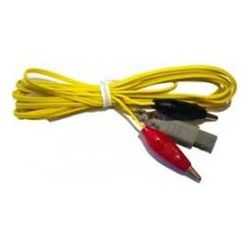 Cable con pinzas tipo cocodrilo 3,5cm