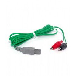 Cable con pinzas tipo cocodrilo 3,5cm