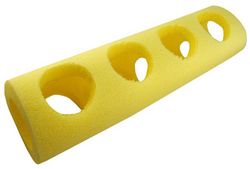 Conector fritas cuádruple