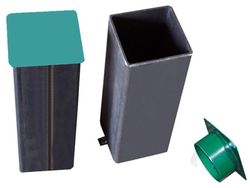 Botes para postes metalicos cuadrados (2)