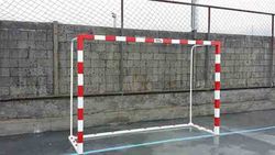 Porterías fútbol sala trasladables aluminio 80x80mm base 80x40