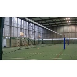 Juego 3 postes voleibol fijos para pista doble