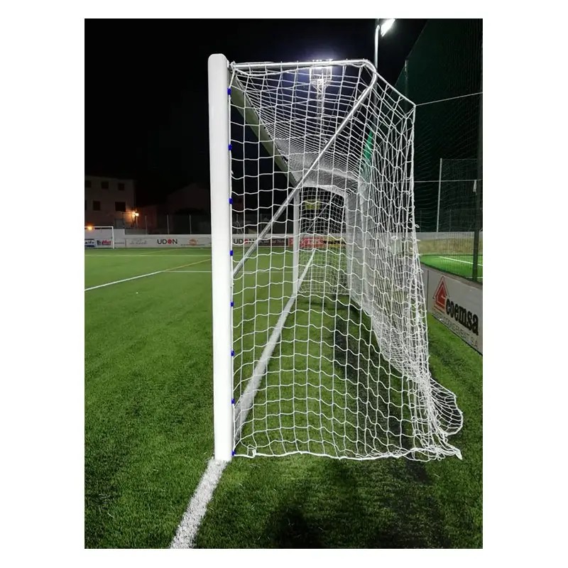 Juego porterías aluminio fútbol 7 120x100 mm fijas — FIASMED