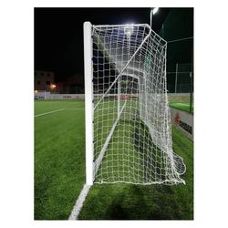 Juego porterías fútbol 7 aluminio fijas tubo 120x100mm