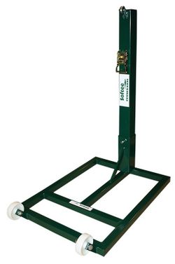Juego postes tenis trasladables cuadrados 80 x 80 mm