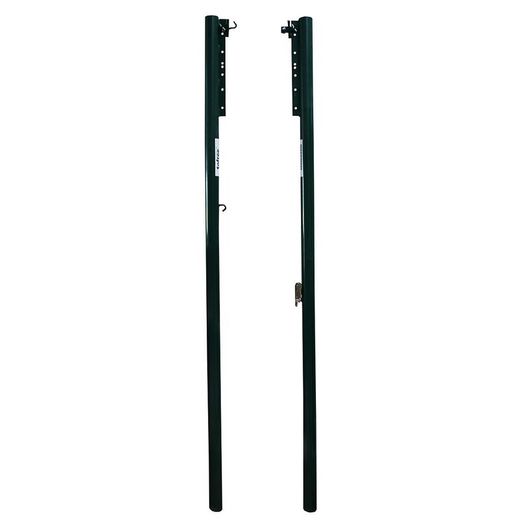 Conjunto de postes de voleibol fixos de metal ø 80 mm