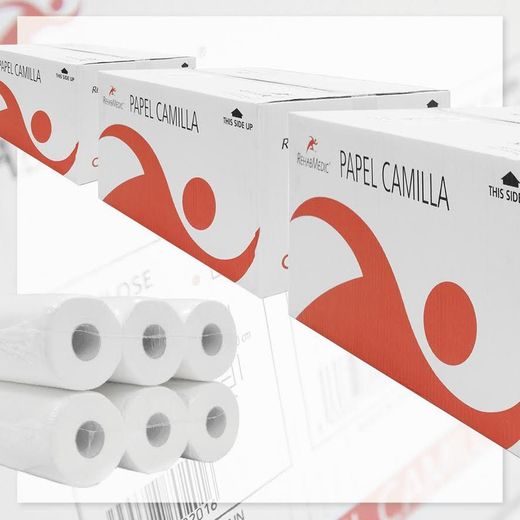 PACK Papel Camilla RehabMedic 2c Celulosa (6) 3 CAJAS