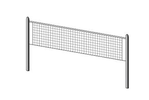 Stangen mit Netz