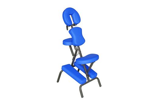 Silla para masaje azul