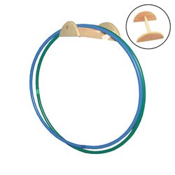 Soporte madera para aros/cuerdas