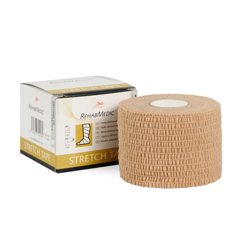bande adhesive tissu, 5 cm x 10 m, beige - Achat vente pas cher